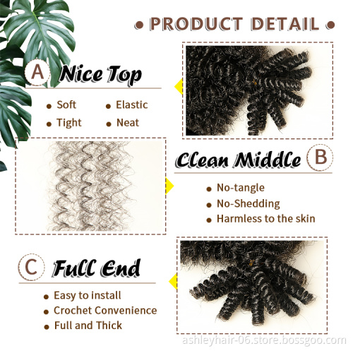Julianna Christmas Hair Braider Girls Designer Kid Afro Braiding Princess Crochet Kids Hair Extensions For Kids